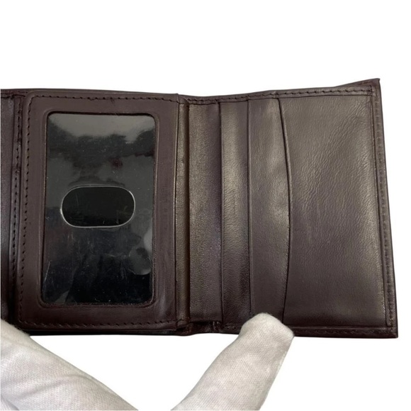 Yves Saint Laurent Rich Brown Leather Wallet - Picture 10 of 12